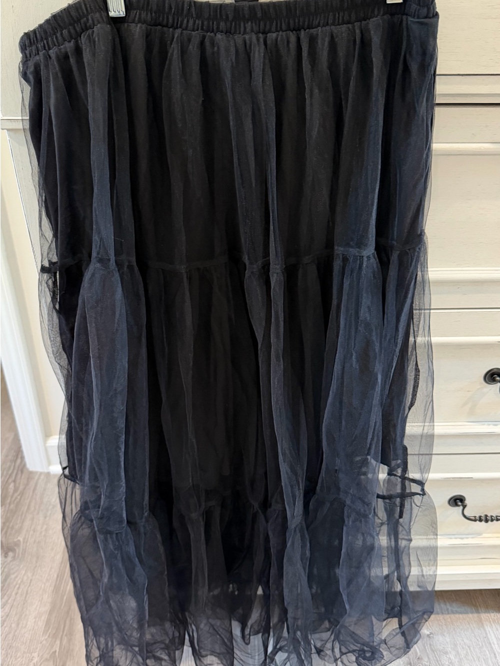 torrid Black Tiered Tulle Maxi Skirt - Picture 2 of 4
